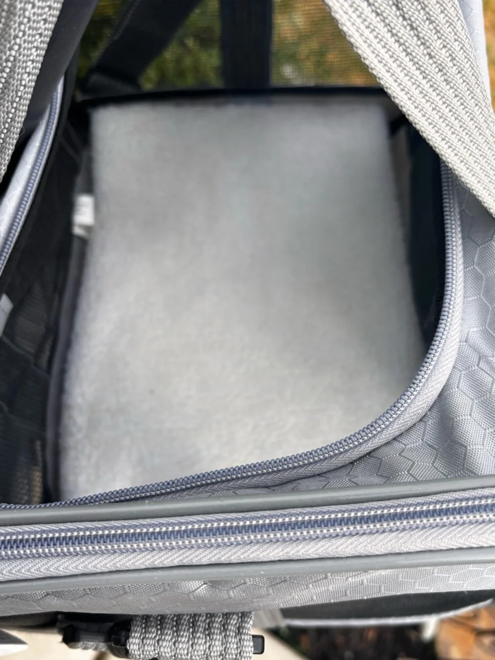 Sherpa Gray Small Pet Carrier ( dogs or cats up to 16 lbs) NWT